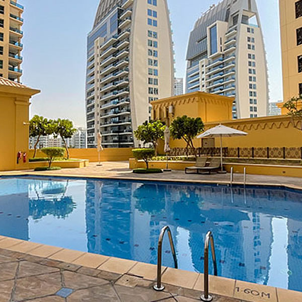 Urban Panda Beach Hostel JBR front view